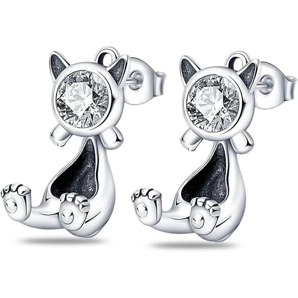 Women's Chunky Hoop Earrings Glow in the Dark Zirconia Hypoallergenic